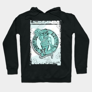 Celtics vintage art Hoodie